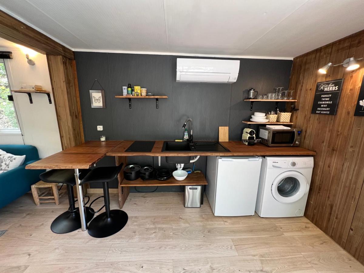 Superbe Cabane Jacuzzi Jardin Clim Wifi Parking Meyreuil Exterior foto